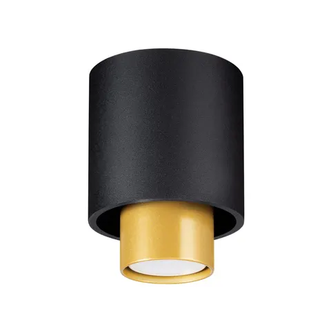 Plafon NESI czarny Sollux TUBA SL.0982