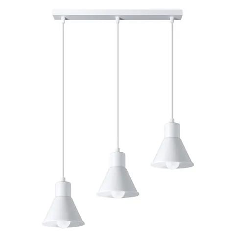 Lampa Wisząca TALEJA 3 biała [E27]