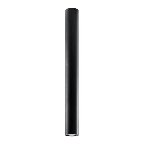 Plafon LAGOS 60cm 1xGU10 czarny Tuba Sollux SL.1003