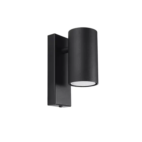 Kinkiet UTTI czarny GU10 1x40W IP20 SL.1077 SOLLUX