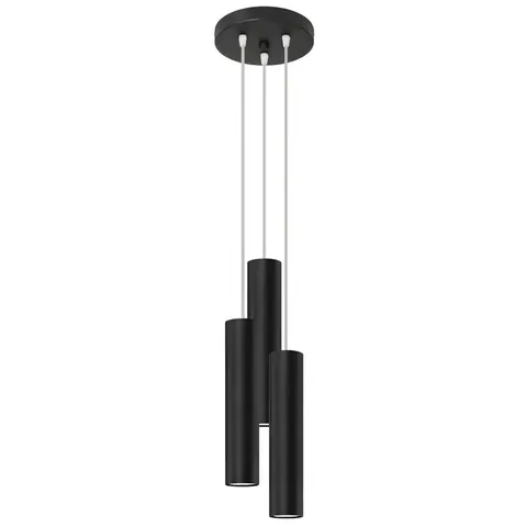 Lampa wisząca LAGOS 3P czarny GU10 3x40W IP20 SL.1079 SOLLUX