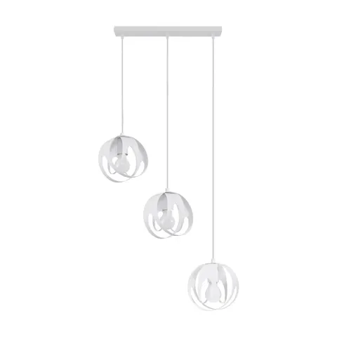 Lampa Wisząca TULOS 3L biała
