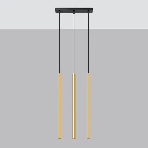 Lampa wisząca PASTELO złoty połysk 3xG9 SL.1196 Sollux Lighting