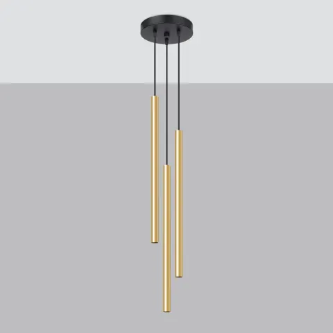 Lampa wisząca PASTELO złoty połysk 3xG9 SL.1197 Sollux Lighting