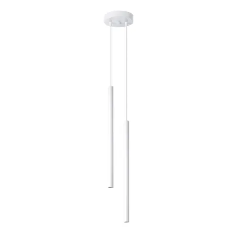 Lampa wisząca PASTELO 2xG9 biała Tuba Sollux