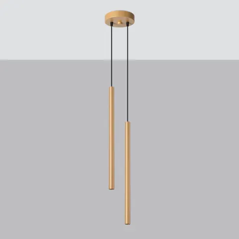 Lampa wisząca PASTELO złota 2xG9 SL.1305 Sollux Lighting