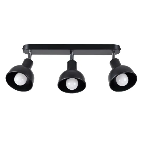 Plafon ELBA 3 czarny E27 3x15W SL.1318 SOLLUX
