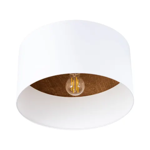 Plafon TELESTO biały/ciemny brąz E27 1x15W SL.1392 SOLLUX