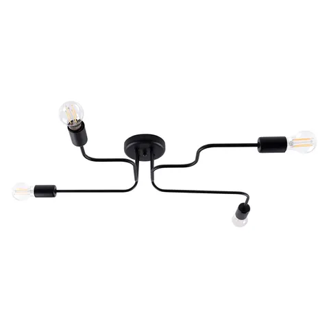Żyrandol VECTOR 4 czarny E27 4x15W SL.1446 SOLLUX