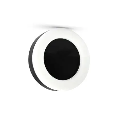 Wodoodporny Plafon Panel LED 15W/1600lm NW okrągły czarny