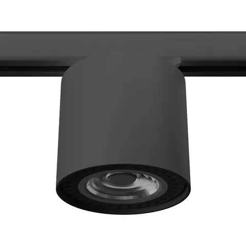 Spot na szynę 3 fazową TIUBE czarny GU10 4000K 7W 530lm MYL.00039 SOLLUX