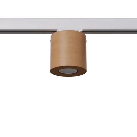 Plafon ORBIS naturalne drewno GU10 #W