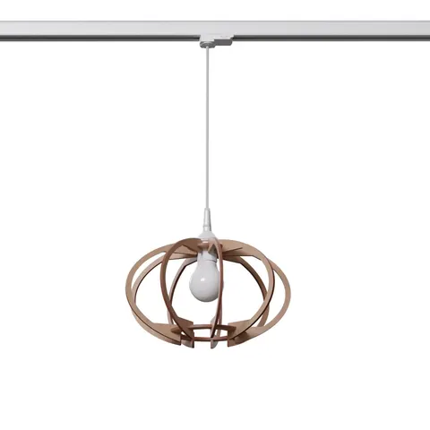 Lampa wisząca MANDELINO naturalne drewno E27 3000K 7,5W 620lm #W