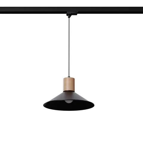 Lampa wisząca JAGA czarna E27 3000K 7,5W 620lm