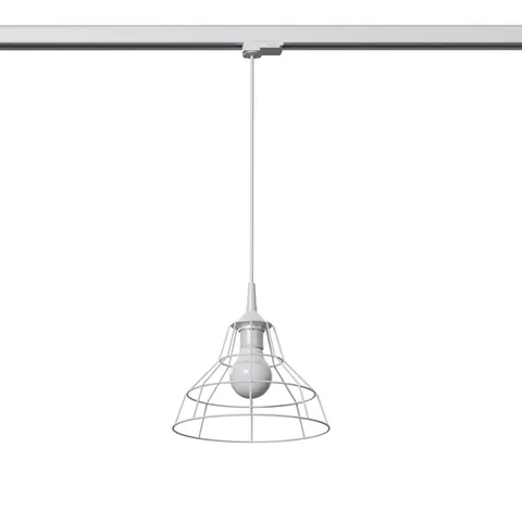 Lampa wisząca ANATA biała E27