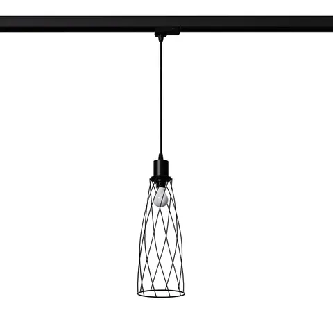 Lampa wisząca SUBA czarna E14