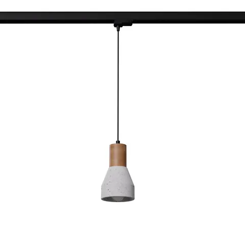 Lampa wisząca QUBIC szara E27 4000K 7,5W 690lm #B