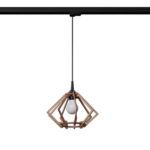 Lampa wisząca POMPELMO naturalne drewno E27 4000K 7,5W 690lm #B