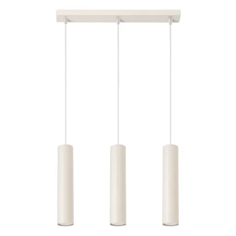 Lampa Wisząca LAGOS 3L beżowa