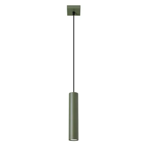 Lampa Wisząca LAGOS 1 zielona oliwka