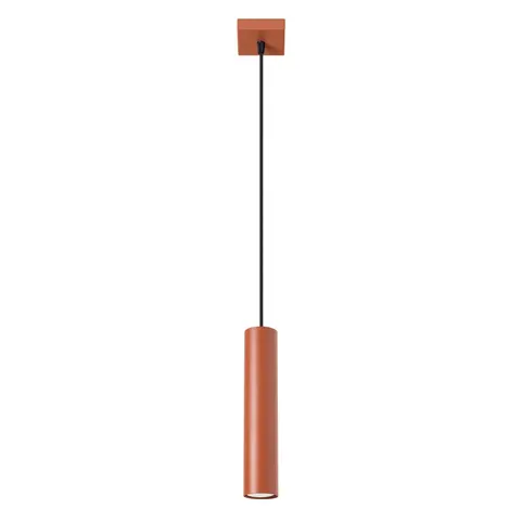 Lampa wisząca LAGOS 1 ochra czerwona 1xGU10 SL.1489 SOLLUX