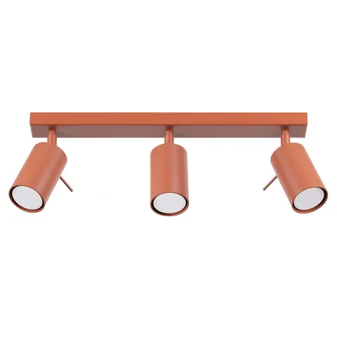 Plafon RING 3L ochra czerwona
