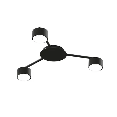 Oprawa Sufitowa 3xLED GX53 czarna