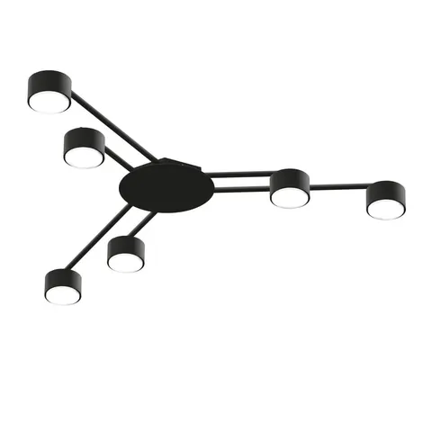 Oprawa Sufitowa "Y" 6xLED GX53 czarna