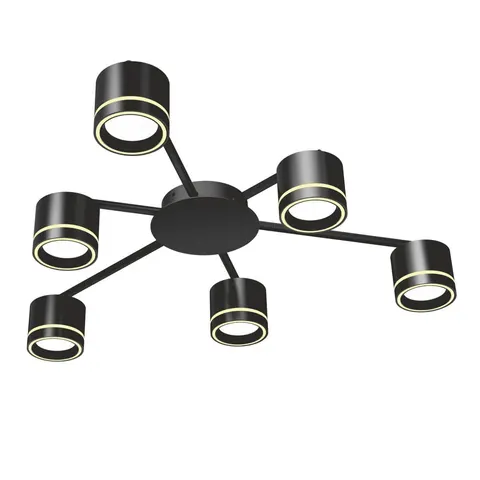 Oprawa Sufitowa 6xLED GX53 czarna