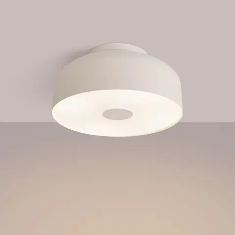Plafon OMIQ beżowy 4xE27 okrągły 30cm Sollux SL.1679