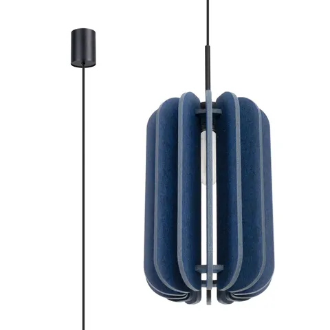 Lampa wisząca MULA 27 granatowa
