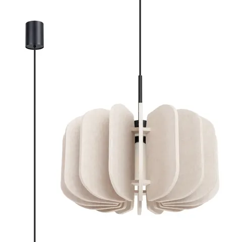Lampa wisząca MULA 45 beżowa
