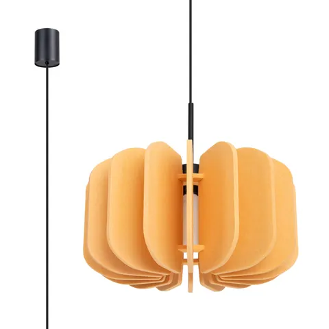 Lampa wisząca MULA 45 żółta
