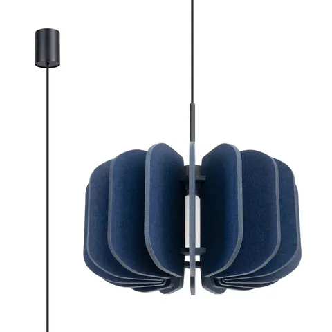 Lampa wisząca MULA 45 granatowa