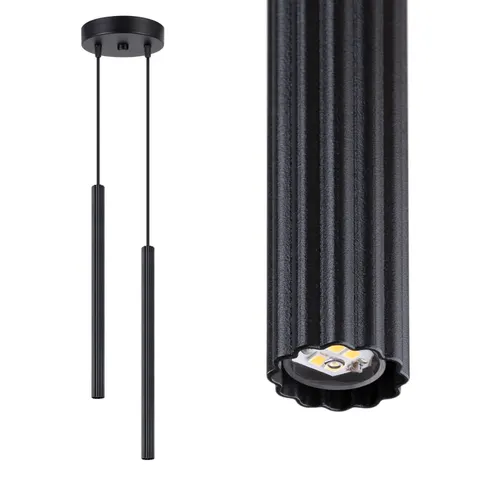 Lampa wisząca ARCHE 2P czarna