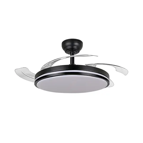 Lampa LED z wentylatorem 5400lm WW NW CW biała/czarna