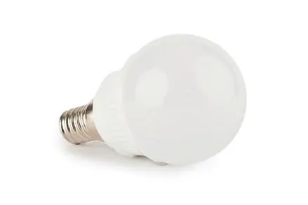 Żarówka LED E14 10SMD 2835H Kula Ciepła 5W/450lm