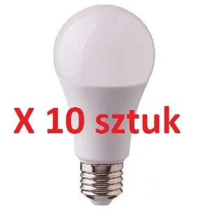 Żarówka LED E27 9W/806lm NW - pakiet 10szt.
