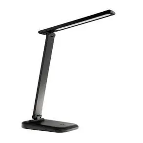 Lampka Biurkowa LED 7W Czarna Ściemnialna USB