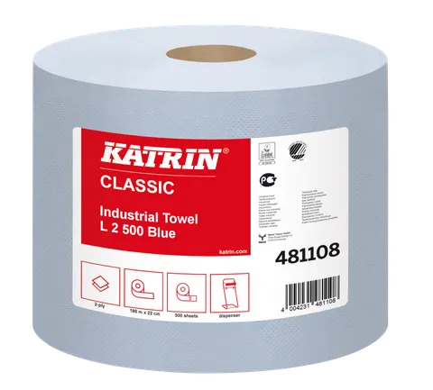 Katrin 481108 Classic L 2 Blue laminated - 2 warstwowe celuloza 180mb