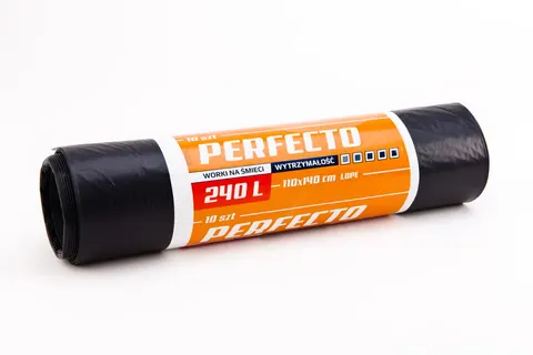 Worki na śmieci 240L / 10 sztuk / PERFECTO 159029 (820370)