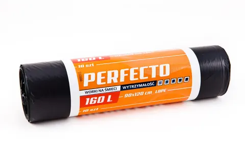 Worki na śmieci 160L / 10 sztuk / PERFECTO 159028 (820360)