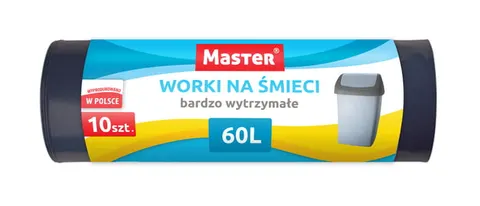 Worki na śmieci 60L / 10 sztuk / MASTER S021