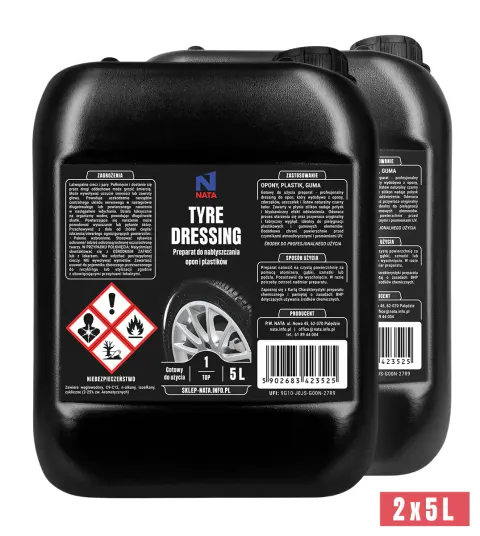Tyre Dressing połysk 10L - preparat do nabłyszczania opon i plastików