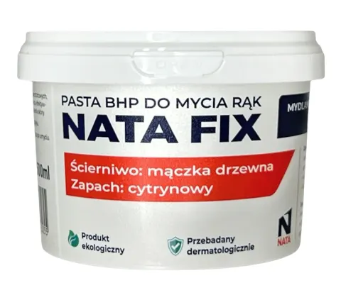 Pasta BHP Nata Fix do mycia rąk ze ścierniwem | 500ml