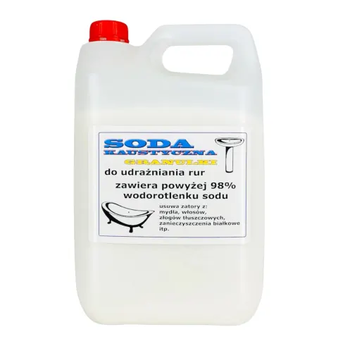 Wodorotlenek sodu do udrażniania rur 5 kg