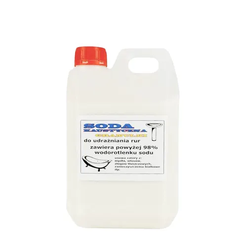 Soda kaustyczna do udrażniania rur 2,3kg