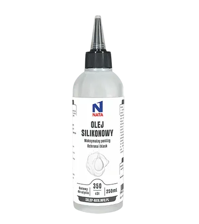 Olej silikonowy 250ml (350cSt) do smarowania bieżni, do konserwacji gumowych uszczelek