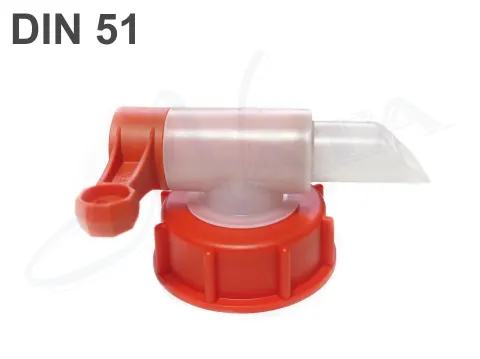Nakrętka z kranikiem | DIN 51