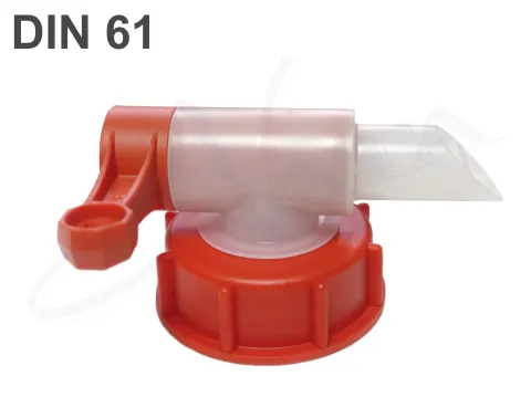 Nakrętka z kranikiem | DIN 61